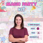 Magic Party Kit — printable birthday party pack